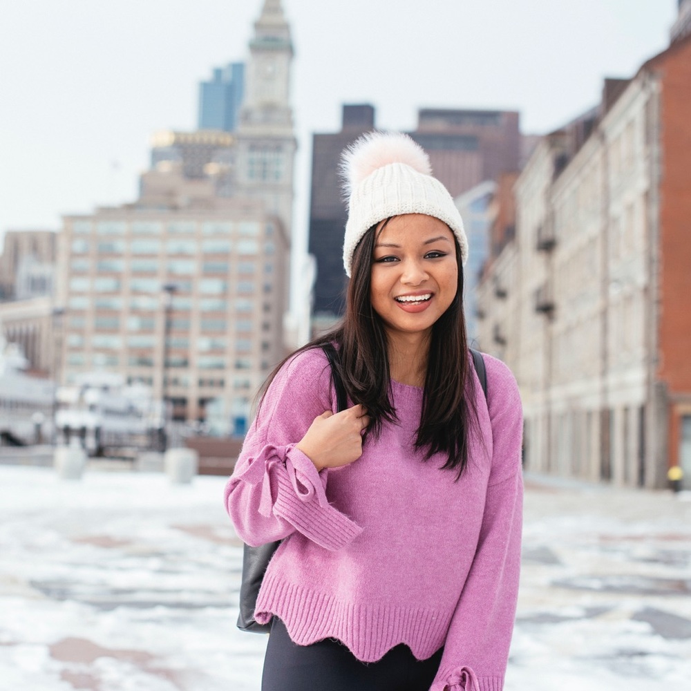 MEDIUM PURPLE SWEATER